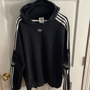ADIDAS Black hoodie-men’s large